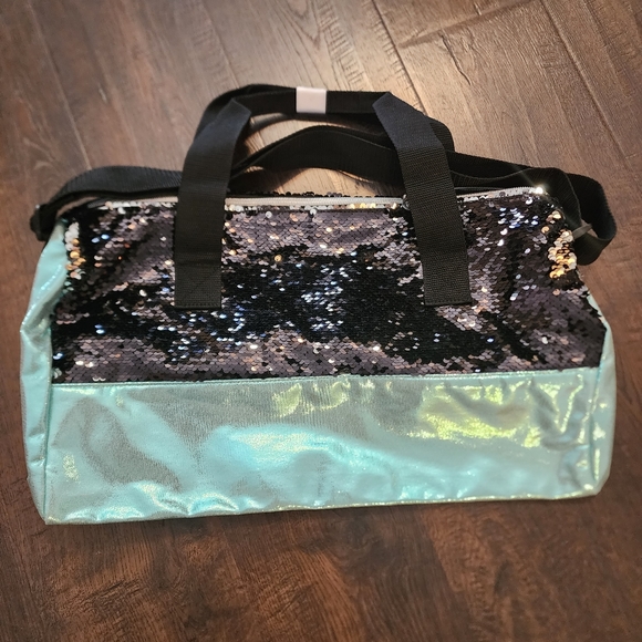 Justice Accessories New Justice Cheer Sequinmetallic Duffle Bag